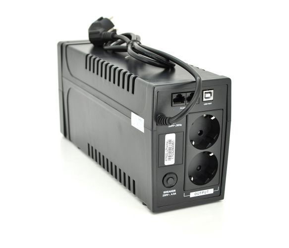 ИБП Ritar RTP600L-U (360W) Proxima-L LED AVR 2st USB 2xSCHUKO socket 1x12V7Ah plastik Case ( 340 x 140 U_7861 фото