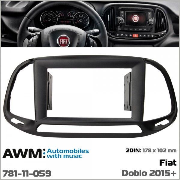 Перехідна рамка AWM 781-11-059 для Fiat Doblo 2015+ AV_781-11-059 фото