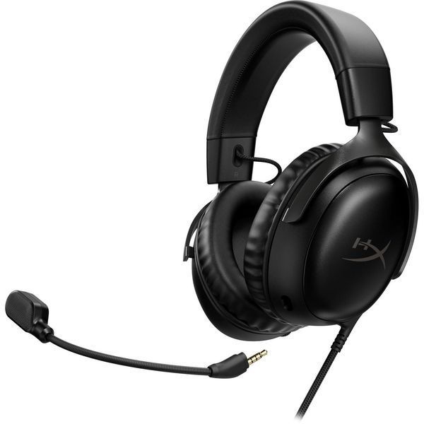 Гарнитура игровая HyperX Cloud III, mini-jack/USB-A/USB-C, 1.2м/1.3м, черный RC_727A8AA фото