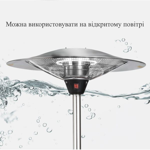 Електричний інфрачервоний обігрівач GRILLI 3000w, 200*60см 777757 GR_008344 фото