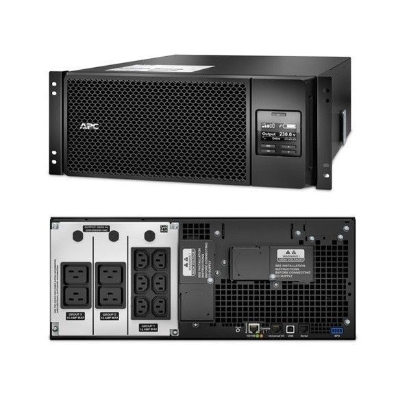 APC ДБЖ Smart-UPS Online 6000VA/6000W, RM 4U, LCD, USB, RS232, 6xC13, 4xC19 RC_SRT6KRMXLI фото