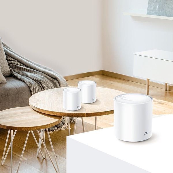 Система WiFi-Mesh TP-LINK Deco X60 AX5400, 1xGE LAN, 1xGE WAN, 1мод RC_DECO-X60-2-PACK фото