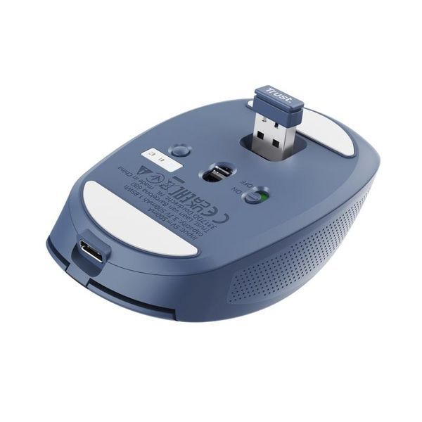 Миша Trust OZZA compact, BT/WL/USB-A, синій RC_24934_TRUST фото