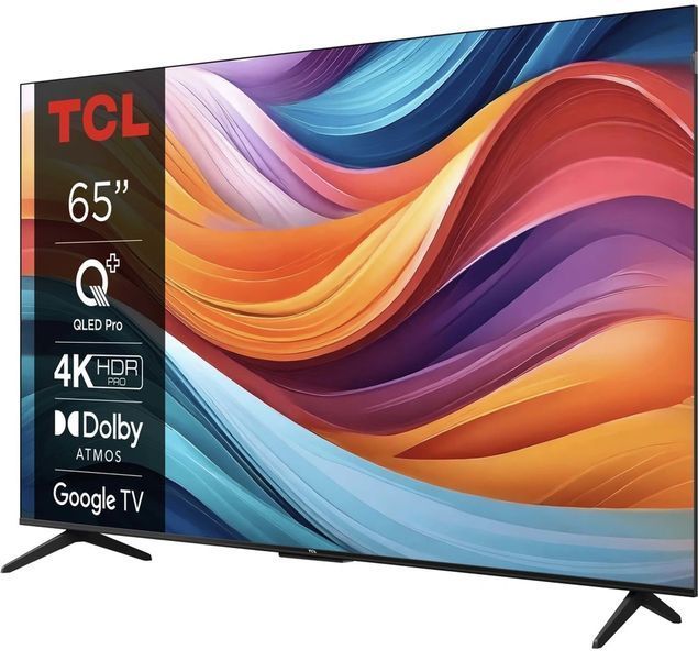 ТБ 65" QLED 4K 60Hz Smart Google TV Titan TCL RC_65T7B фото