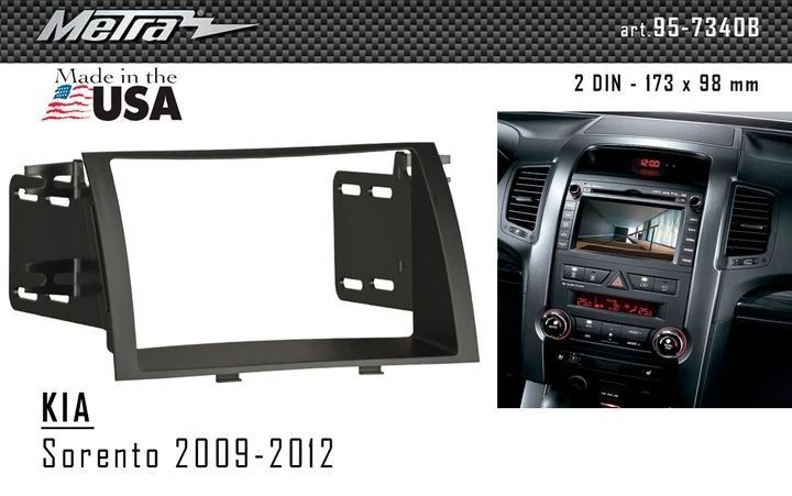 Переходная рамка KIA Sorento Metra 95-7340B AV_95-7340B фото