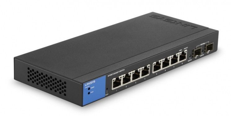 Коммутатор LINKSYS LGS310C 8xGE, 2xGE SFP, управляемый L2 RC_LGS310C-EU фото