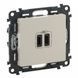 Розетка Legrand Valena LIFE USB-С+USB-С, 3А 5В, слоновая кость RC_753207 фото 1