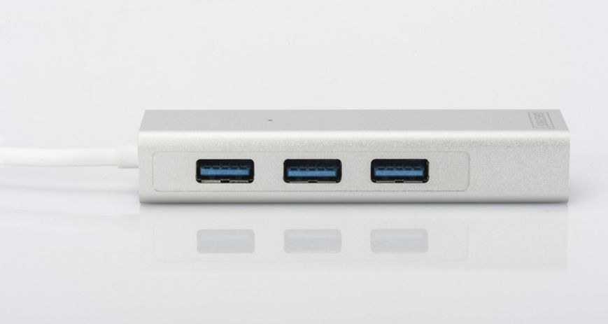Хаб DIGITUS USB-A > 3xUSB-A/RJ45 RC_DA-70250-1 фото