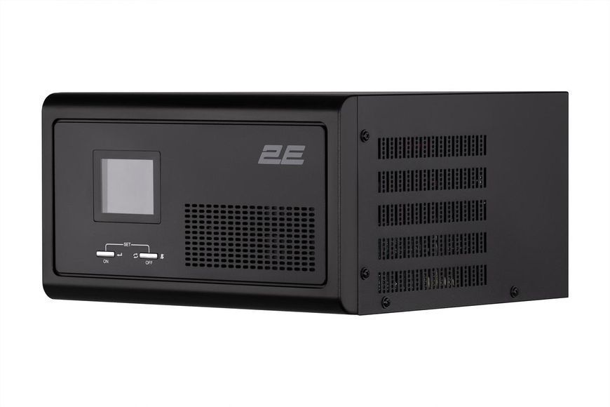 2E Інвертор HI600, 600W, 12V - 230V, LCD, AVR, 2xSchuko + DC output RC_2E-HI600 фото