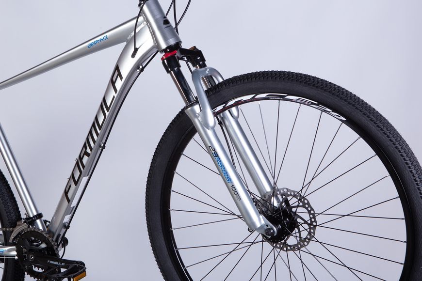 Велосипед AL 29" Formula ZEPHYR 3.0 DD CS рама-21" срiблястий 2025 VT_OPS-FR-29-361 фото