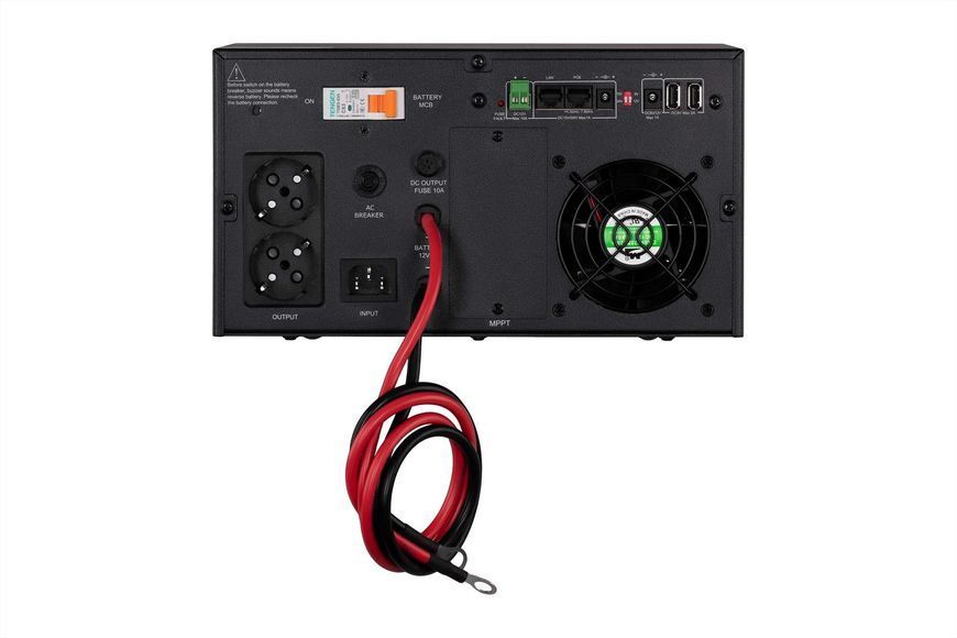 2E Інвертор HI600, 600W, 12V - 230V, LCD, AVR, 2xSchuko + DC output RC_2E-HI600 фото