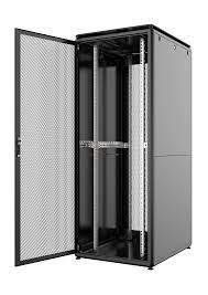 Шафа 19", 42U, GTV, перфорація 63%, 800x800 мм, максимально 2000 кг, чорний MIRSAN RC_MR.GTV42U88DE.01_PRF63 фото