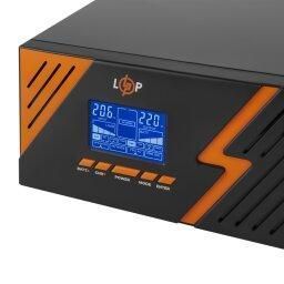ДБЖ з правильною синусоїдою 12V LPM-PSW-1500VA (1050Вт) Black LP_22754 фото