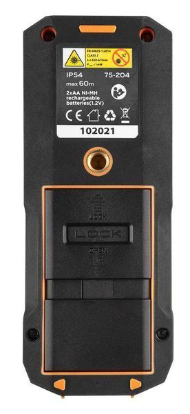 Tools Далекомір лазерний, 0.05-60м, &plusmn;2мм, 0.96кг Neo RC_75-204 фото