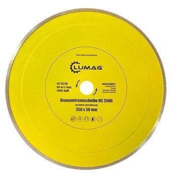 Алмазний диск Lumag суцільний DS350G KM_DS350G фото