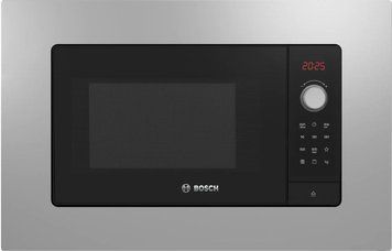 Bosch Микроволновая печь встраиваемая, 25л, электронное управление, 800Вт, гриль, дисплей, нержавеющая сталь RC_BEL653MS3 фото