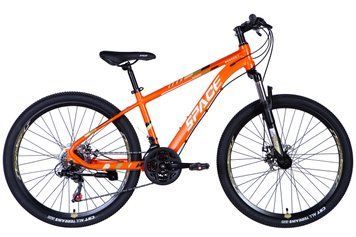 Велосипед алюминий 27.5" SPACE MERCURY AM DD трещотка рама-17" оранжевый 2024 VT_OPS-SP-27.5-007 фото