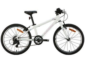 Велосипед алюміній 20 Leon GO 7 speed Vbr рама-10" білий з рожевим 2024 VT_OPS-LN-20-012 фото