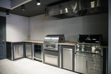 Барбекю кухня з газовим та вугільним грилем (Broil King Regal 420 і GRILLI Fiery Fish) 4.4 м.п. GR_011825 фото