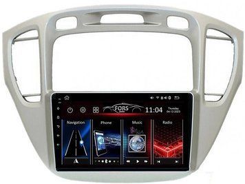 Штатна автомагнітола FORS.auto FS 1 LITE для Toyota Highlander (9 inch, silver) 2000-2007 FA_FS-1452 фото