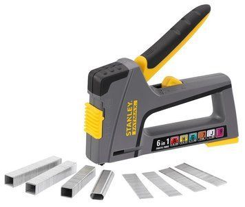 Степлер Stanley FatMax 6в1, 6-14мм, тип скоб A,G,H,7,9,J, індикатор залишку скоби RC_FMHT6-70868 фото