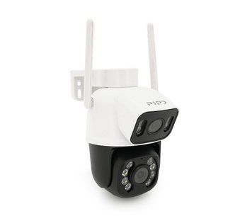 Видеокамера 4+2Мп SD/карта уличная Wi-Fi/LAN с двумя объективами PP-IPC35D4MP25 PTZ 2.8mm ICSee U_33618 фото
