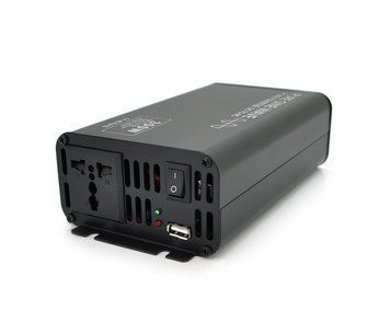 Інвертор напруги YRLX-300 з правильною синусоїдою, 300W, 12/220V, 1 універсальна розетка, 1USB U_28563 фото