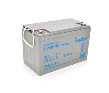 Тяговая аккумуляторная батарея MERLION 6-DZM-100 12V 100Ah М8 (330x175x220) U_18093 фото