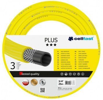 Шланг садовый Cellfast PLUS, 3/4', 25м, 3 слоя, до 25 Бар, -20&hellip;+60&deg;C RC_10-220 фото