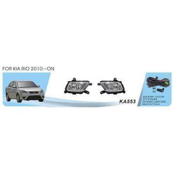 Фары доп.модель KIA Rio/2009-11/KA-553/881-12V27W/эл.проводка (KA-553) OL_55531 фото
