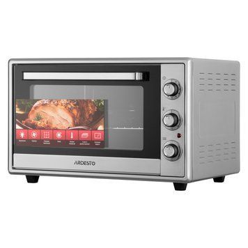 ARDESTO Печь электрическая, 60л, 2000Вт, электр., конвенция, двойное стекло, серый RC_MEO-F60CDG фото