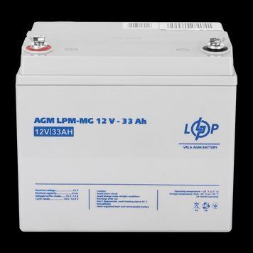 Акумулятор мультигелевий LPM-MG 12V - 33 Ah LP_6558 фото