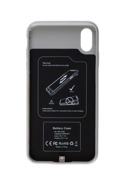 Чохол акумулятор AmaCase для iPhone XR Білий (4000 маг) AMA_019 фото