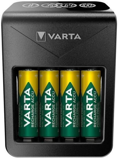 Зарядний пристрій Varta Lcd Plug Charger 4хNI MH AA2600 мА&bull;год RC_57687101461 фото