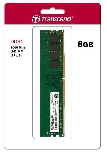 Память ПК Transcend DDR4 8GB 2666 RC_JM2666HLB-8G фото