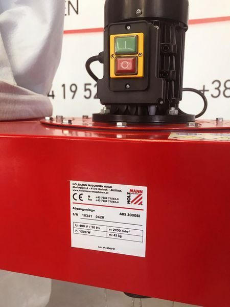 Система витяжки HOLZMANN ABS3000SE_400V KM_ABS3000SE_400V фото
