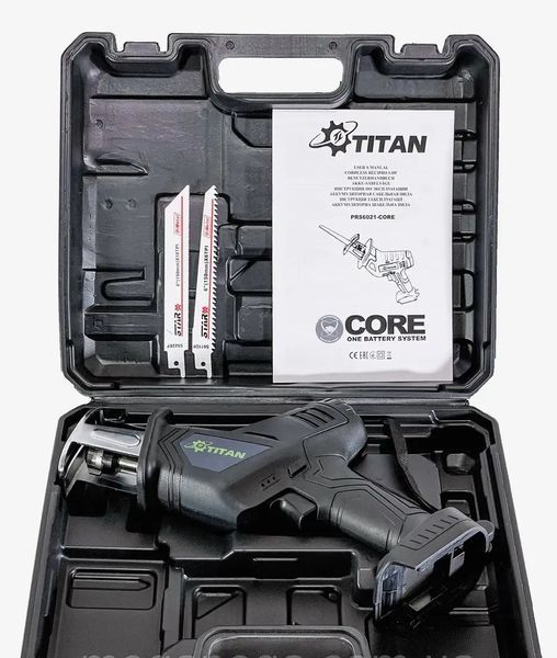 Пила сабельная аккумуляторная TITAN PRS6021-CORE (без АКБ и зарядного устройства) HY_090113289 фото