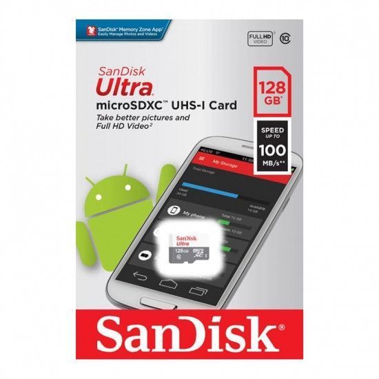 Карта памяти SanDisk microSDHC C10 UHS-I [SDSQUNR-064G-GN3MA] RC_SDSQUNR-128G-GN6MN фото