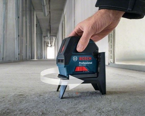 Нівелір лазерний Bosch GCL 2-15, до 15м, &plusmn;0.3мм/м, RM1+BM3 clip+кейс, 0.5кг RC_0.601.066.E02 фото