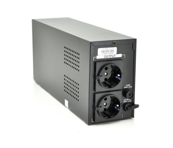ИБП Ritar E-RTM800 (480W) ELF-D, LCD, AVR, 2st, 2xSCHUKO socket, 1x12V9Ah, metal Case Q4 (370*130*210) 5,8кг U_09824 фото