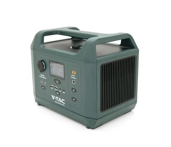 Портативна станція V-TAC Power VT-606N, LiFePO4 (IRF32135 12.8V 45Ah/576Wh), 600W PEAK 1000W, 18W 5V3.5A, PD18W, PD65W, 295*206*2. U_38044 фото