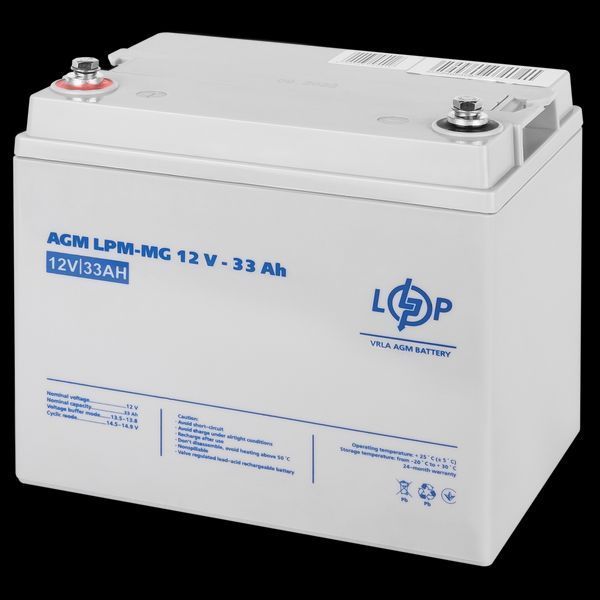 Акумулятор мультигелевий LPM-MG 12V - 33 Ah LP_6558 фото