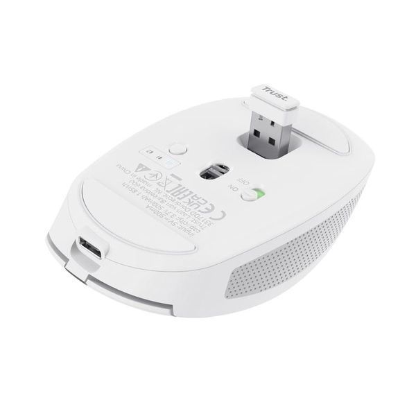 Миша Trust OZZA compact, BT/WL/USB-A, білий RC_24933_TRUST фото