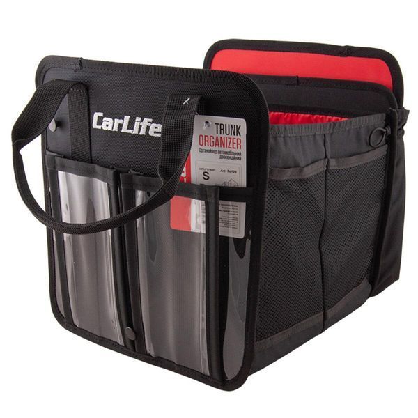 Сумка органайзер CarLife (трансформер) S 52х26х28см Тк. PVC 1680 D чорна LI_To120 фото