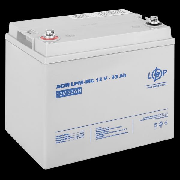 Акумулятор мультигелевий LPM-MG 12V - 33 Ah LP_6558 фото