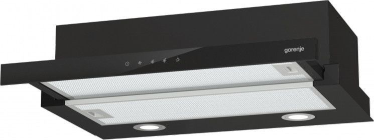 Вытяжка Gorenje TH64E3BG телескопическая, 60см, 350м3ч, черный RC_TH64E3BG фото