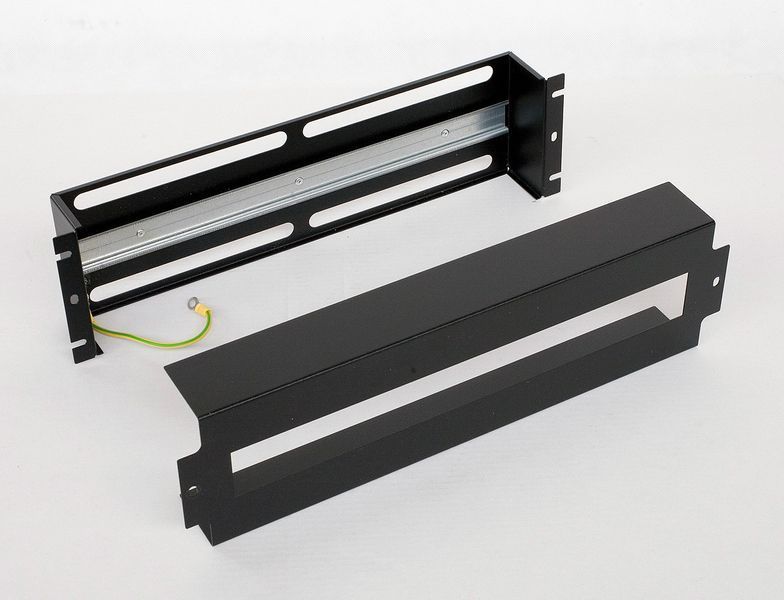 19" c DIN-рейкою[Панель 19", модульна, з DIN-рейкою, чорна] ZPAS RC_W-PS3U-00-00-161 фото