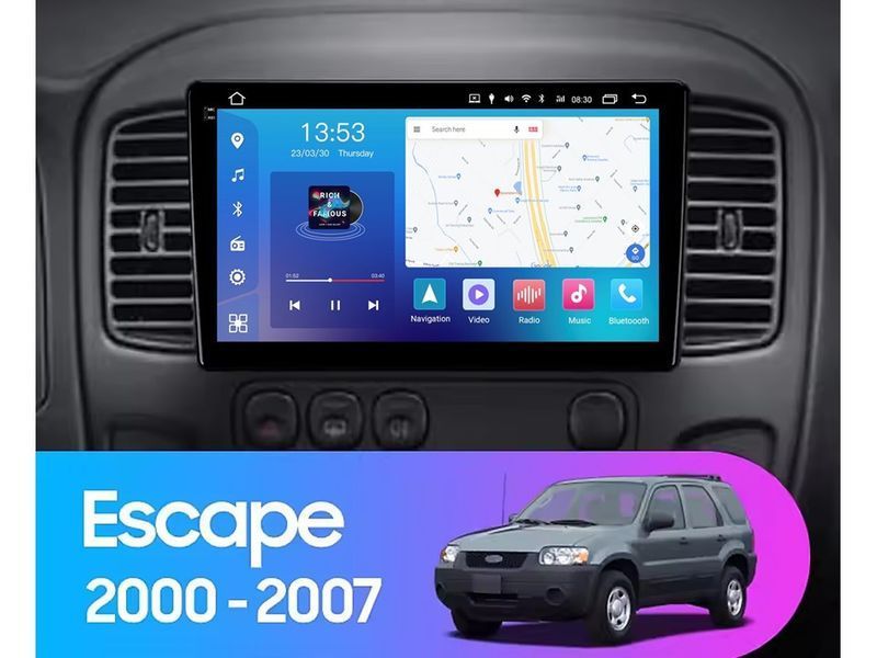 Штатная автомагнитола FORS.auto FS 4 MAX для Ford Escape (4+32Gb, 9") 2000-2007 FA_FS-5437 фото