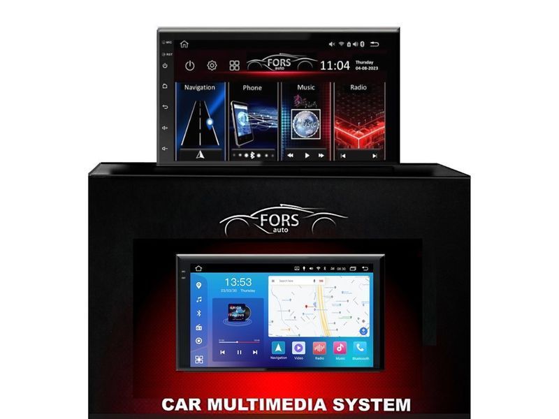 Универсальная автомагнитола FORS.auto Universal 2DIN UN 2 PRO (7", 2+32Gb, CarPlay) FA_2 PRO-7UN фото