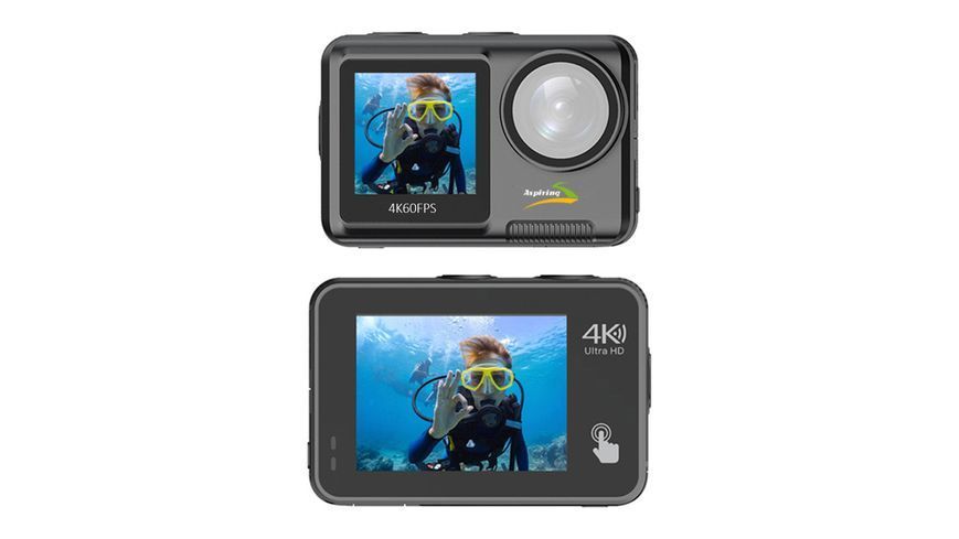 Экшен камера Aspiring Repeat 4 Ultra HD 4K Dual Screen AS_86ASZE21PB фото